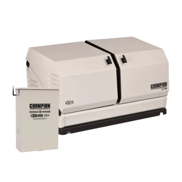 Champion 100837 14kW Home Standby Generator with 200 Amp Transfer Switch New